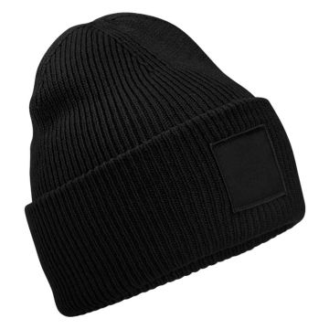 Beechfield Deep Cuff Tonal Patch Beanie BB336R