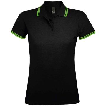 SOL'S Ladies Pasadena Tipped Cotton Pique Polo Shirt 10578