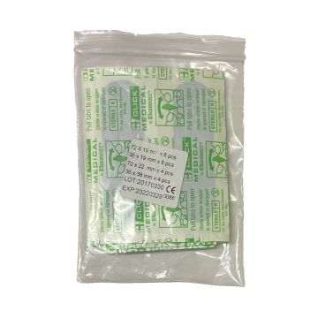Fabric Strip Plasters 7.2cm x 2.2cm (100)