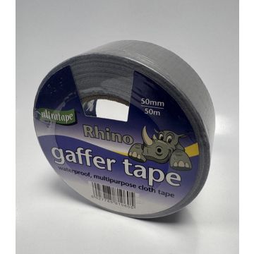 Ultratape Rhino Gaffer Tape 50mm x 50m - Silver 