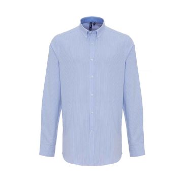 Premier Long Sleeve Striped Oxford Shirt PR238
