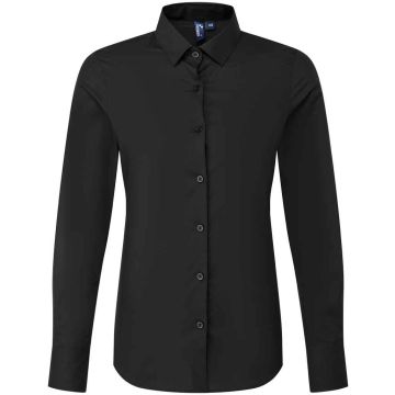 Premier Ladies Recyclight Long Sleeve Poplin Shirt PR303