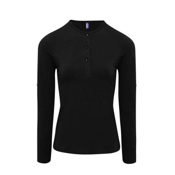 Premier Ladies Long John Roll Sleeve T-Shirt PR318