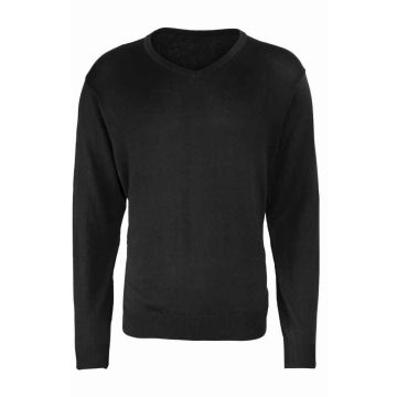 Premier Knitted Cotton Acrylic V Neck Sweater PR694