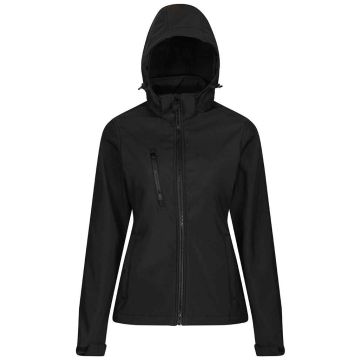 Regatta Ladies Venturer Three Layer Hooded Soft Shell Jacket RG636