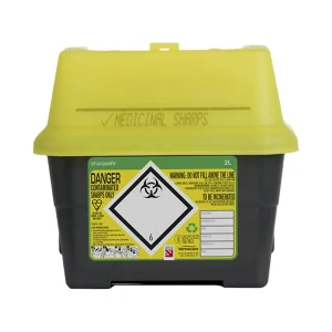 Medical Sharps Disposal Box 2Ltr