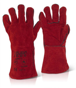 Red Welders Gauntlet Sz10/XL
