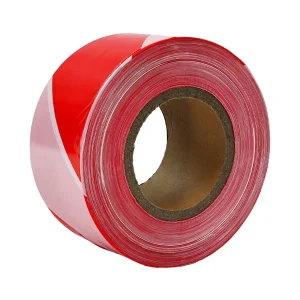 Barrier Tape Adhesive Red/White 50mm x 33m