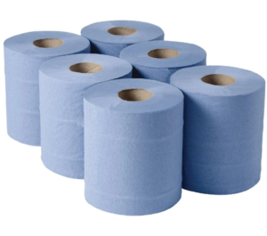 Control Roll Blue 2-Ply 200mm x180m (6 Pack)
