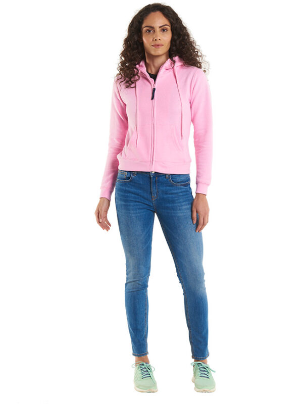 UC505 Ladies Classic Full Zip Hooded Sweatshirt