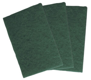 Heavy Duty Green Scourers 15x23cm (10s)