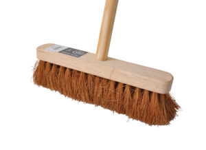 Natural Coco Soft Broom 12″ c/w 48″ Handle