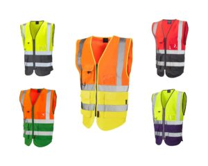 Lynton Two-tone Superior Hi-Viz Waistcoat