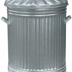 Galvanised Dustbin & Lid