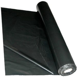 Black Plastic Sheeting 1000 Gauge 2mx50m (Visqueen)