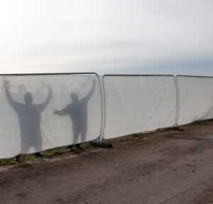 LS95 Scrim Screen White 1.83x100m Fire Retardant