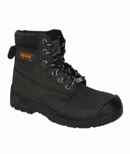 Hercules High-Leg Nubuck Boot Black