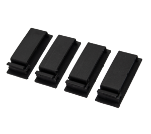 Self-Adhesive Safety Helmet Goggle/Torch Clips (4-pack)